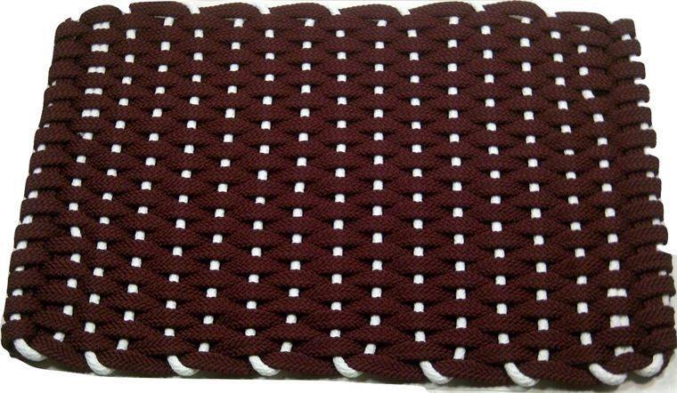 Rockport Rope Mat Wine with White insert