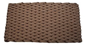 Rockport Premium Rope Mat 50/50 Tan/Brown insert Brown