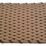 Rockport Premium Rope Mat Tan - Black insert