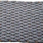 #400 Rockport Rope Mat Gray with Tan insert