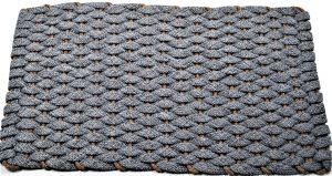 Rockport Ultra Plush Rope Mat Gray with Tan insert